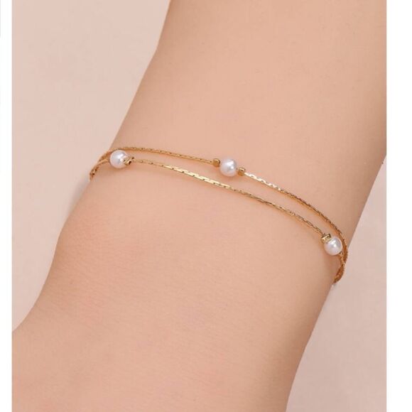 Pearl Layered Bracelet  - Picture 3 of 4